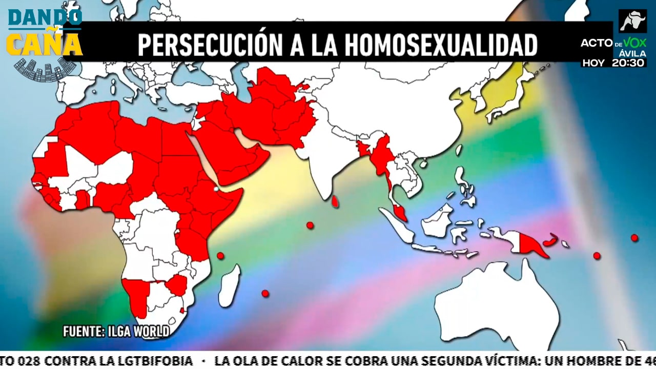 Los países en los que se pena de muerte ser homosexual a diferencia de España