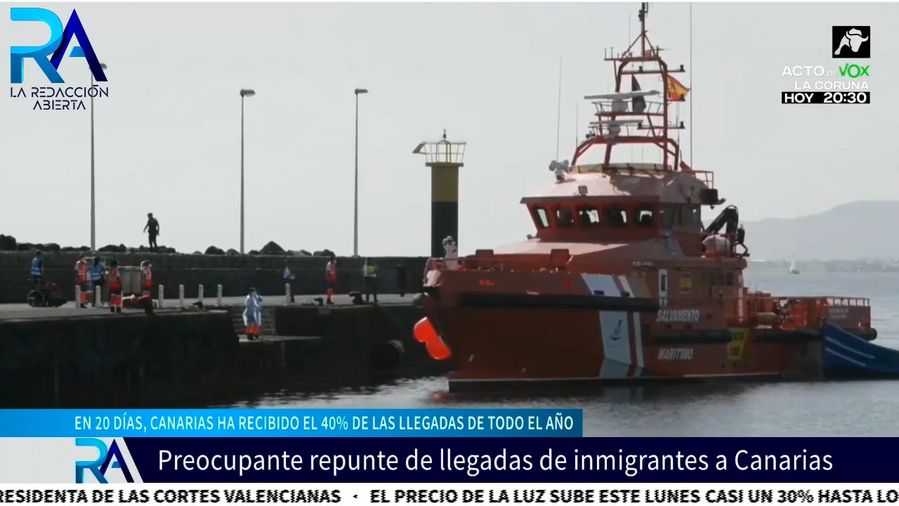 Preocupación por la masiva llegada de pateras repletas de inmigrantes a Canarias en los últimos días