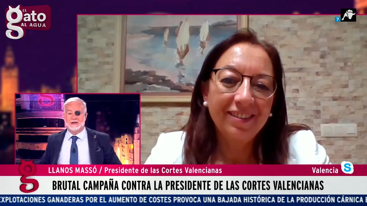 Llanos Massó da su primera entrevista como nueva presidente de las Cortes Valencianas