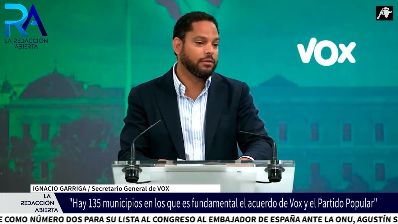 135 ayuntamientos pendientes del PP y VOX: Garriga avisa que no aceptarán «chantajes ni presiones»