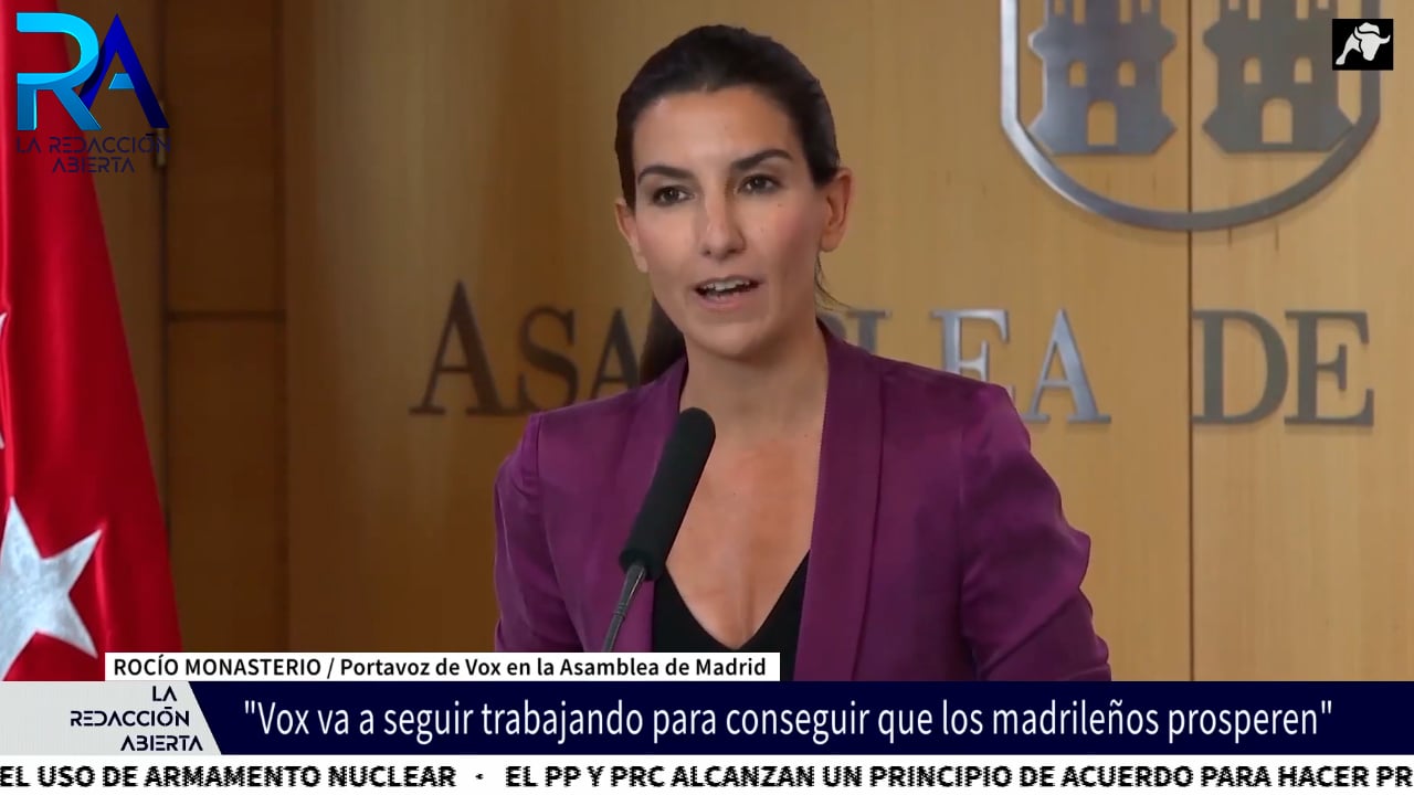 El PP facilita la presencia de VOX en la Mesa de la Asamblea de Madrid