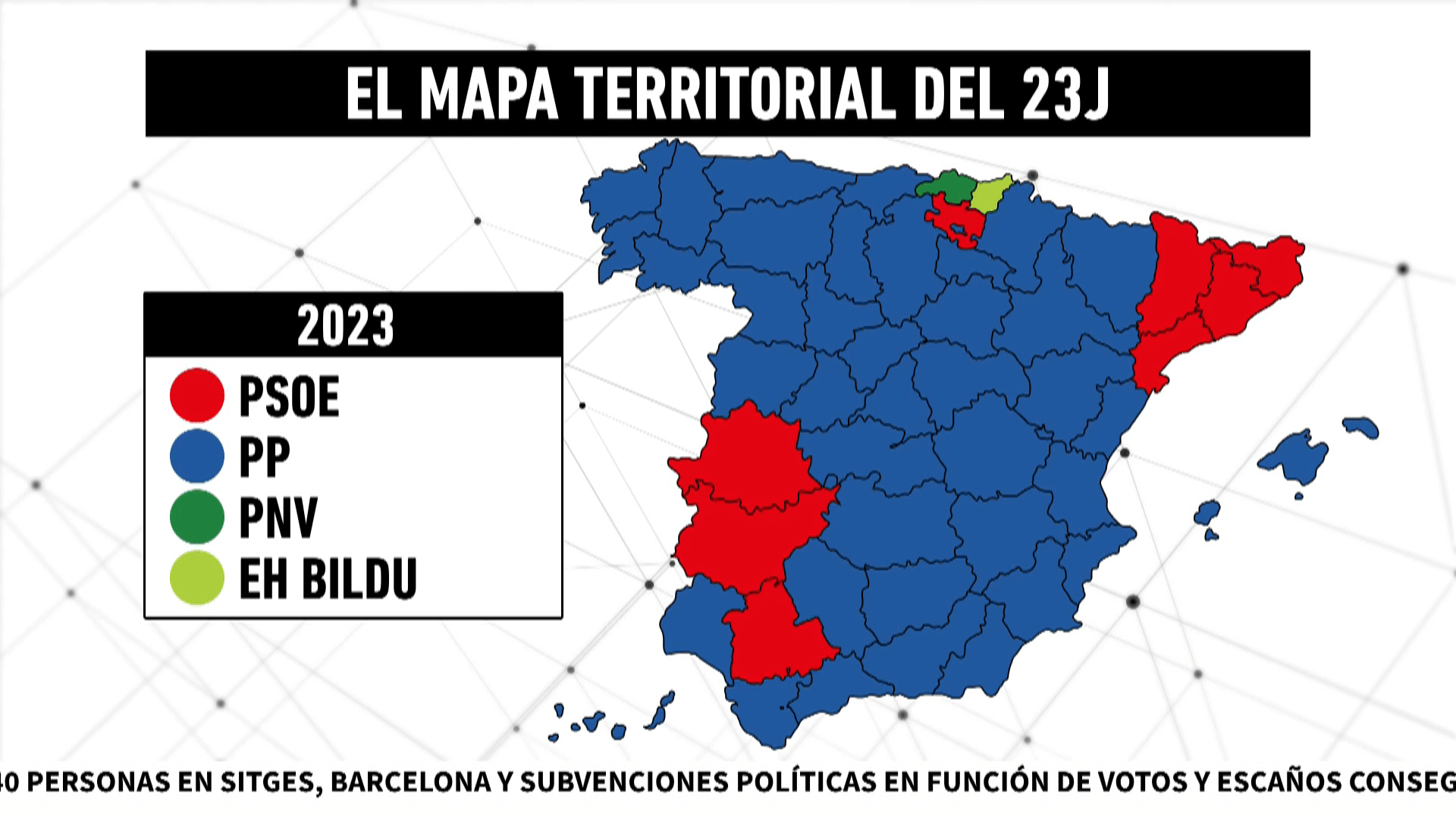 Así ha cambiado el mapa de España desde 2019: todo azul menos Cataluña y Extremadura