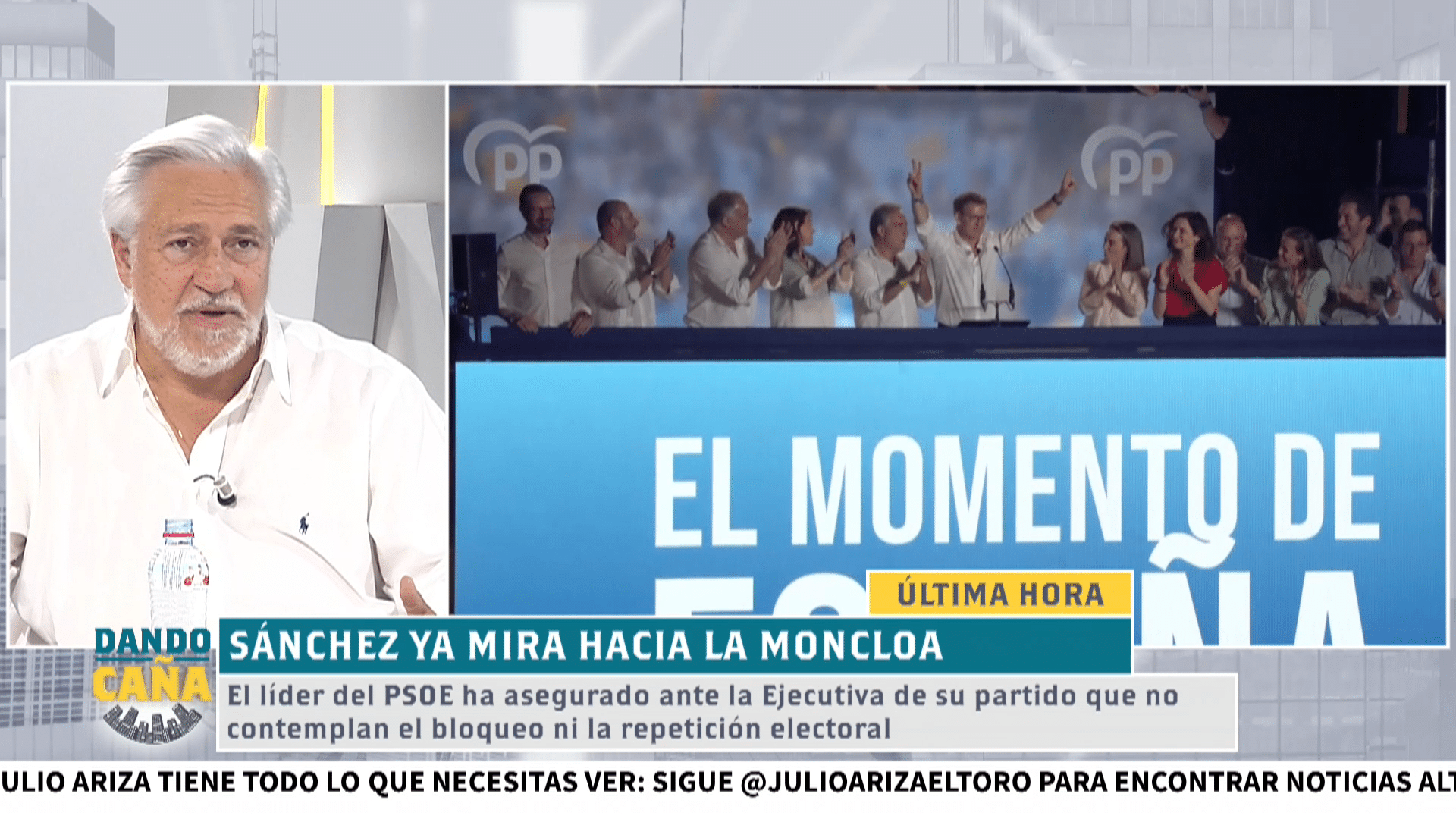Indignación de Ariza ante la fiesta en Génova 13 y el baile del PP tras el 23J