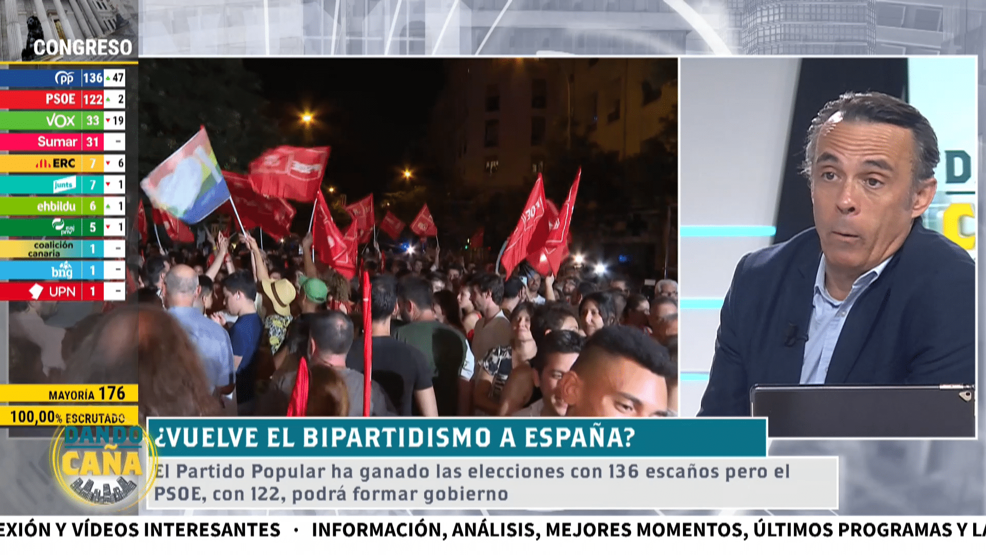 La pérdida de votos de VOX castiga al PP y en ningún caso hace daño a la izquierda