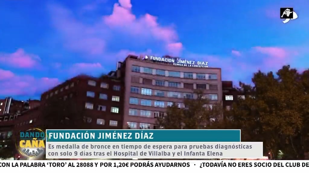 La Fundación Jiménez Díaz, el hospital con mejores tiempos en la listas de espera