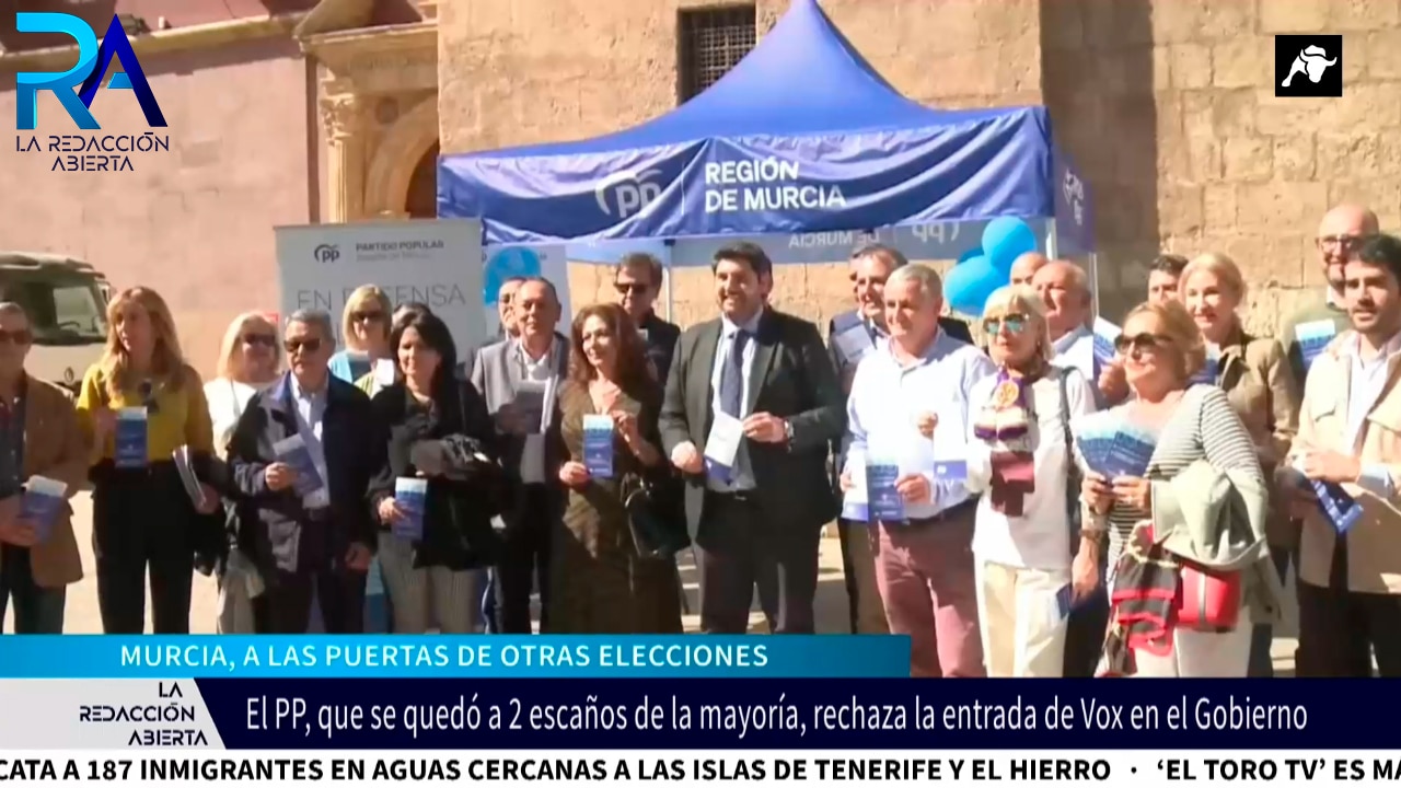 Murcia cuenta las horas para ir a una repetición electoral por no incluir a VOX en el Ejecutivo