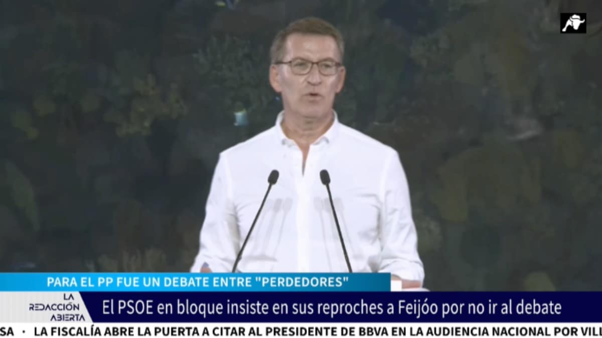 El PSOE en bloque insiste en el desplante de Feijóo a los españoles al no participar en el debate