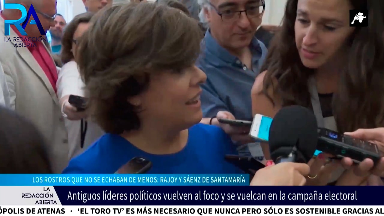 Rajoy o Sáenz de Santamaría: antiguos líderes políticos que nadie echaba de menos y que vuelven al foco en campaña electoral