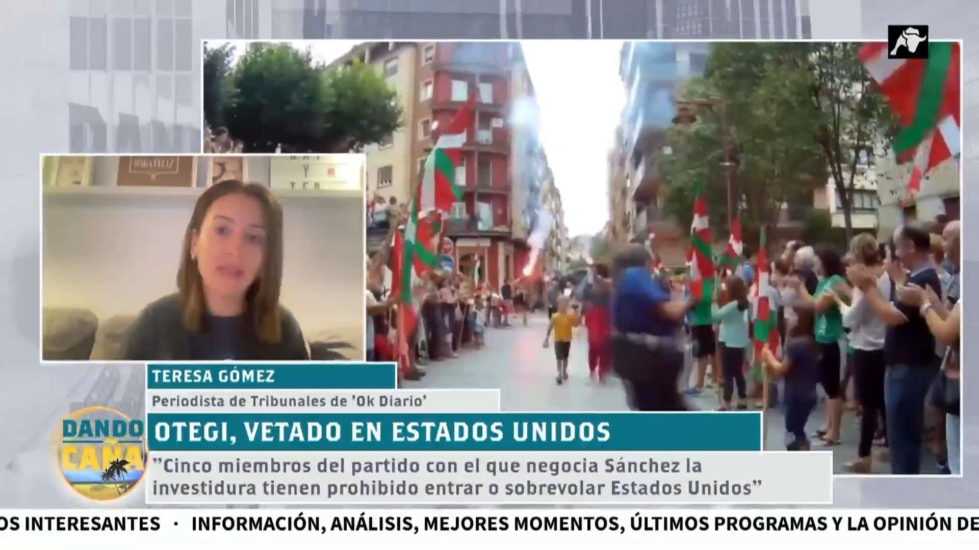 «El líder de Bildu (Otegi) está al mismo nivel que terroristas de Al Qaeda»