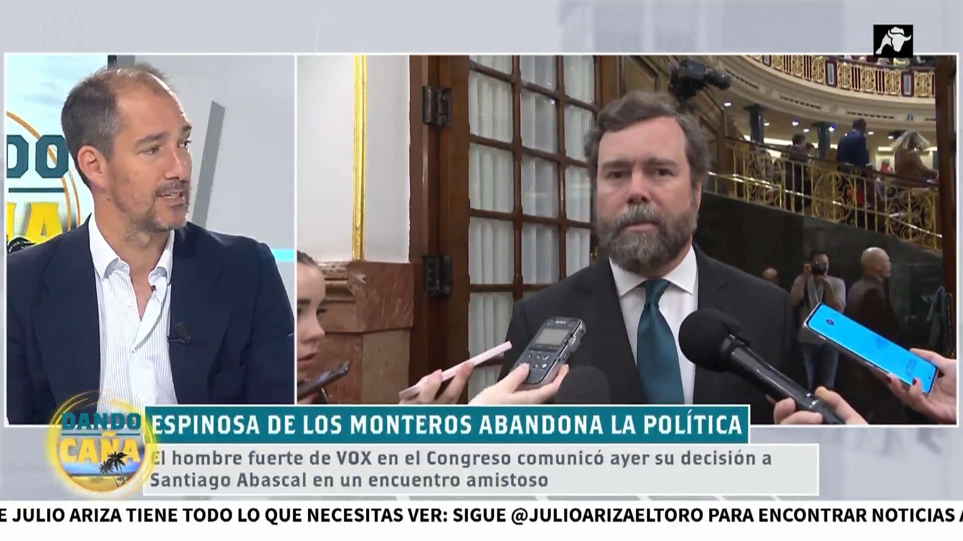 Víctor González (VOX) sobre la salida de Espinosa de los Monteros del partido