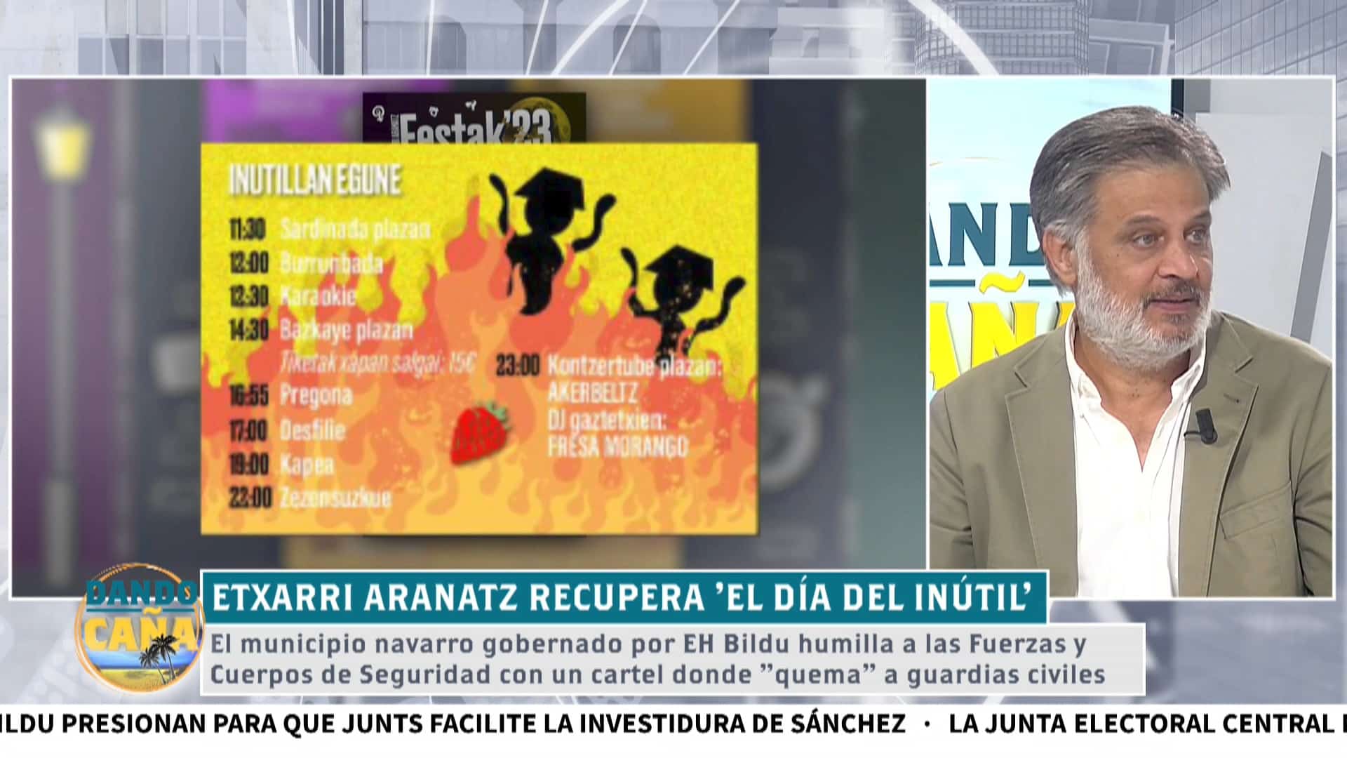 Navarra ‘quema’ a la Guardia Civil: ¿La UE cuando pone ojitos a Sánchez no sabe que gobierna un Estado fallido?