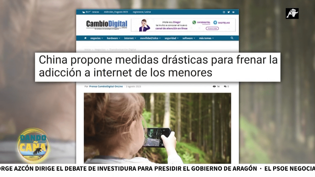 Del ‘modo avión’ al ‘modo menores’: la última idea de China para controlar el uso de Internet en los niños