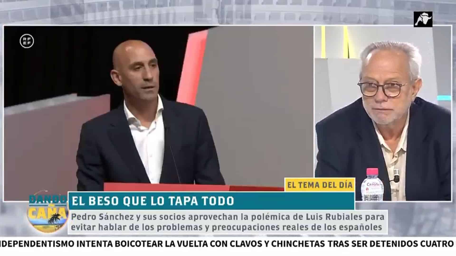 Entre Sancho y el beso de Rubiales, la doble vara de medir de los medios y los políticos