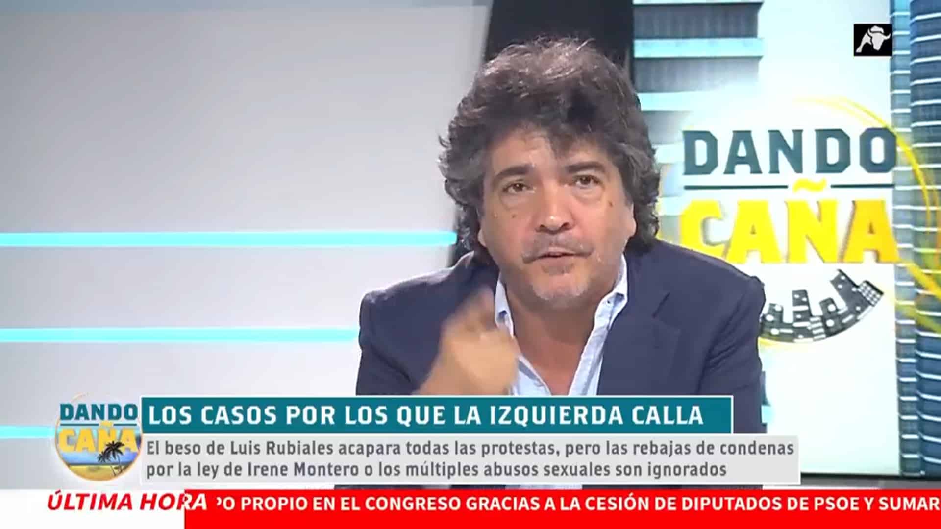 Mario Garcés, sin pelos en la lengua, desmonta en menos de tres minutos a la izquierda «hembrista»