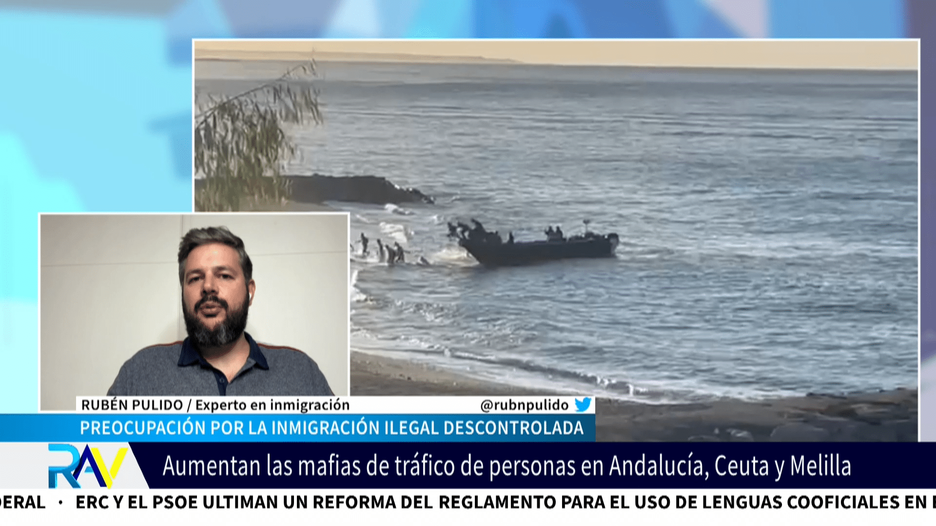 Rubén Pulido denuncia que «Ha sido un verano nefasto para la inmigración ilegal»