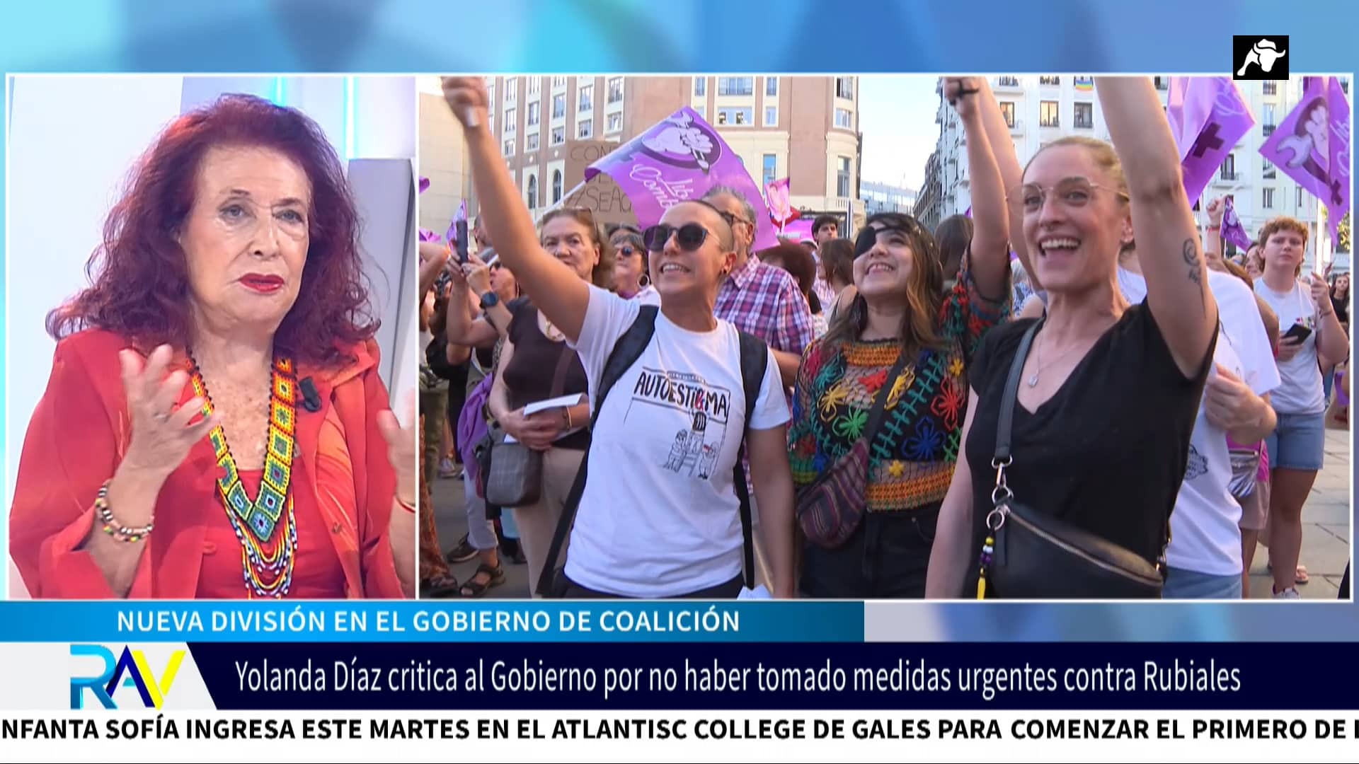 Lidia Falcón critica el «show» de Irene Montero en la defensa de las mujeres