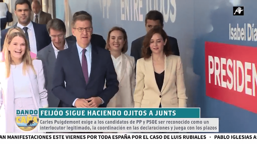 El PP defiende hablar y negociar con Junts para que Feijóo pueda ser presidente