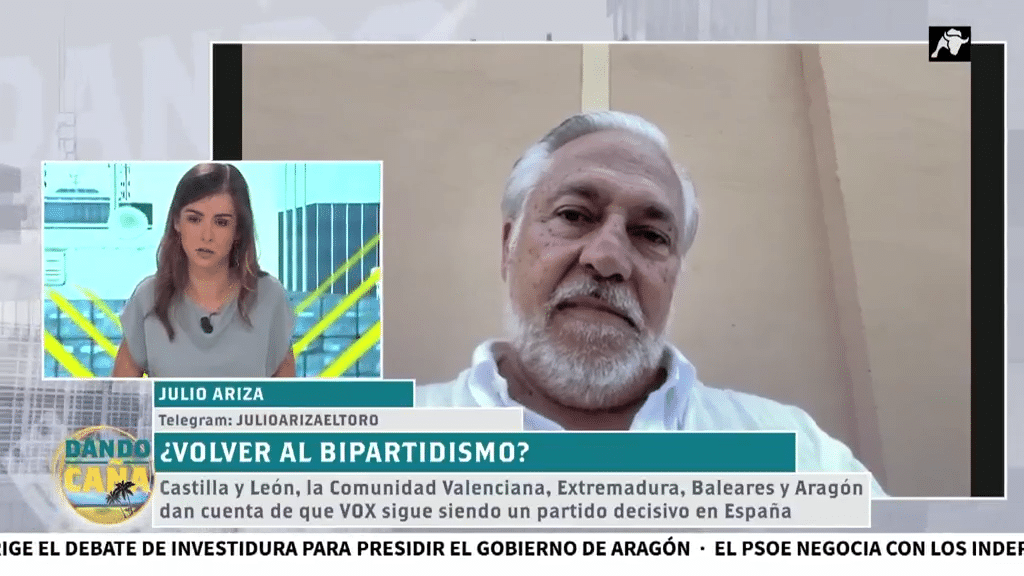 Ariza explica el linchamiento mediático a Vox: «Hay poderes económicos y empresariales muy cómodos con los partidos de siempre»