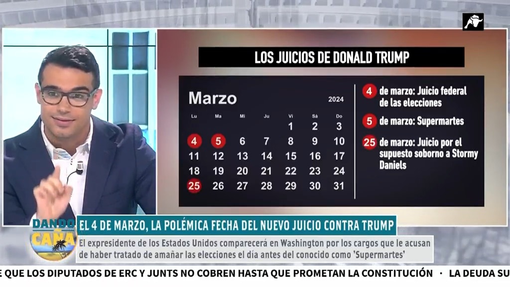 El calendario judicial de Donald Trump: fijan su juicio 24 horas antes del Súpermartes
