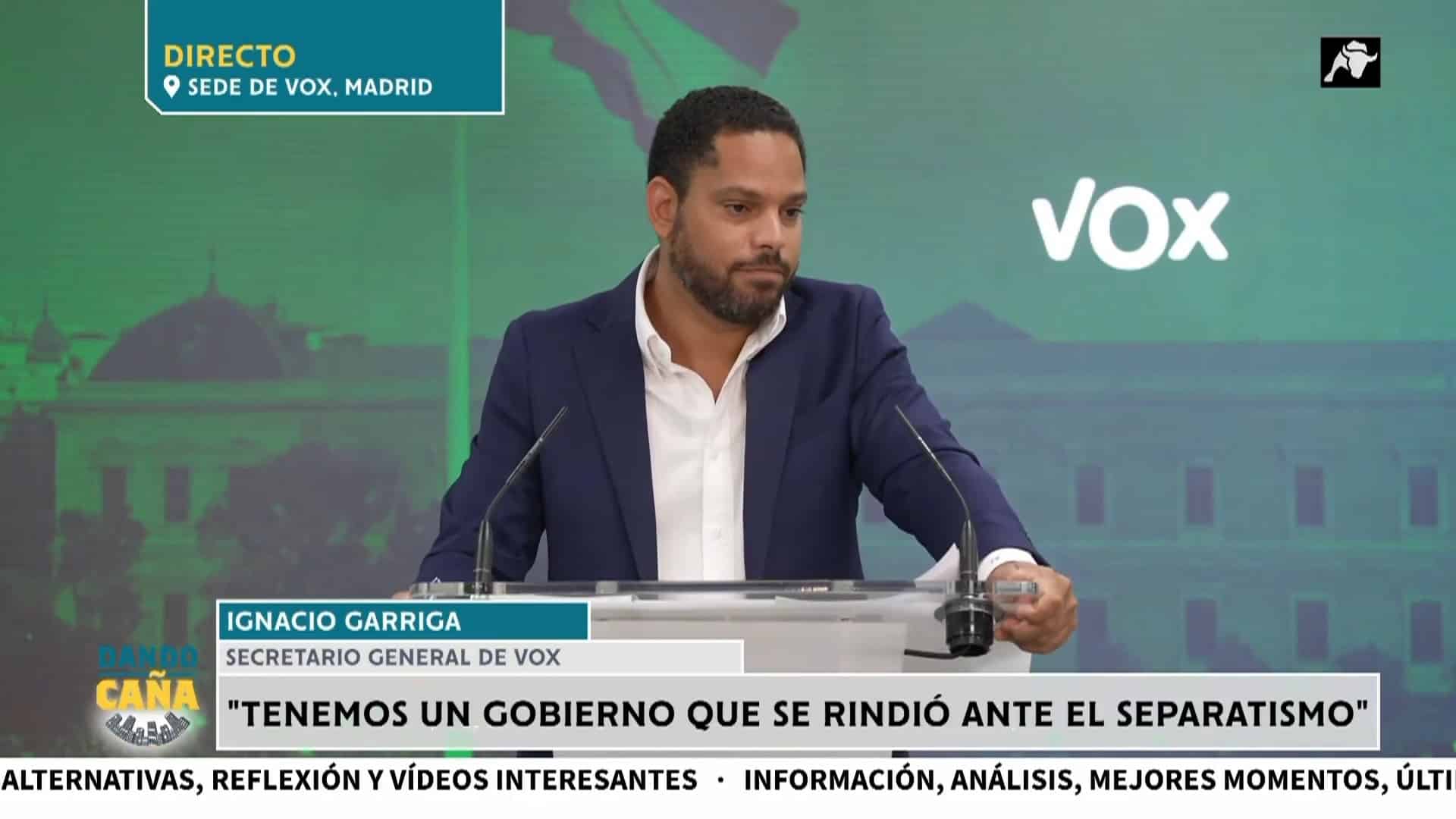 Garriga, a El Toro TV sobre el silencio sobre las violaciones por extranjeros que oculta Igualdad