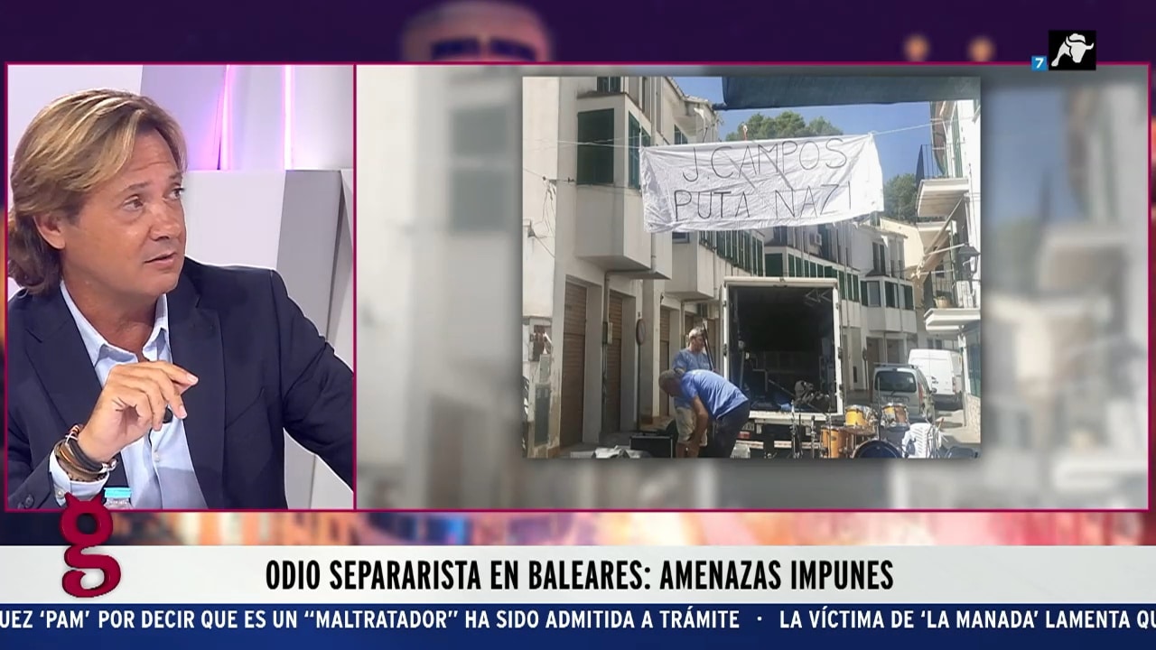 «Jorge Campos p*ta nazi”: los separatistas intentan amedrentar al diputado de VOX