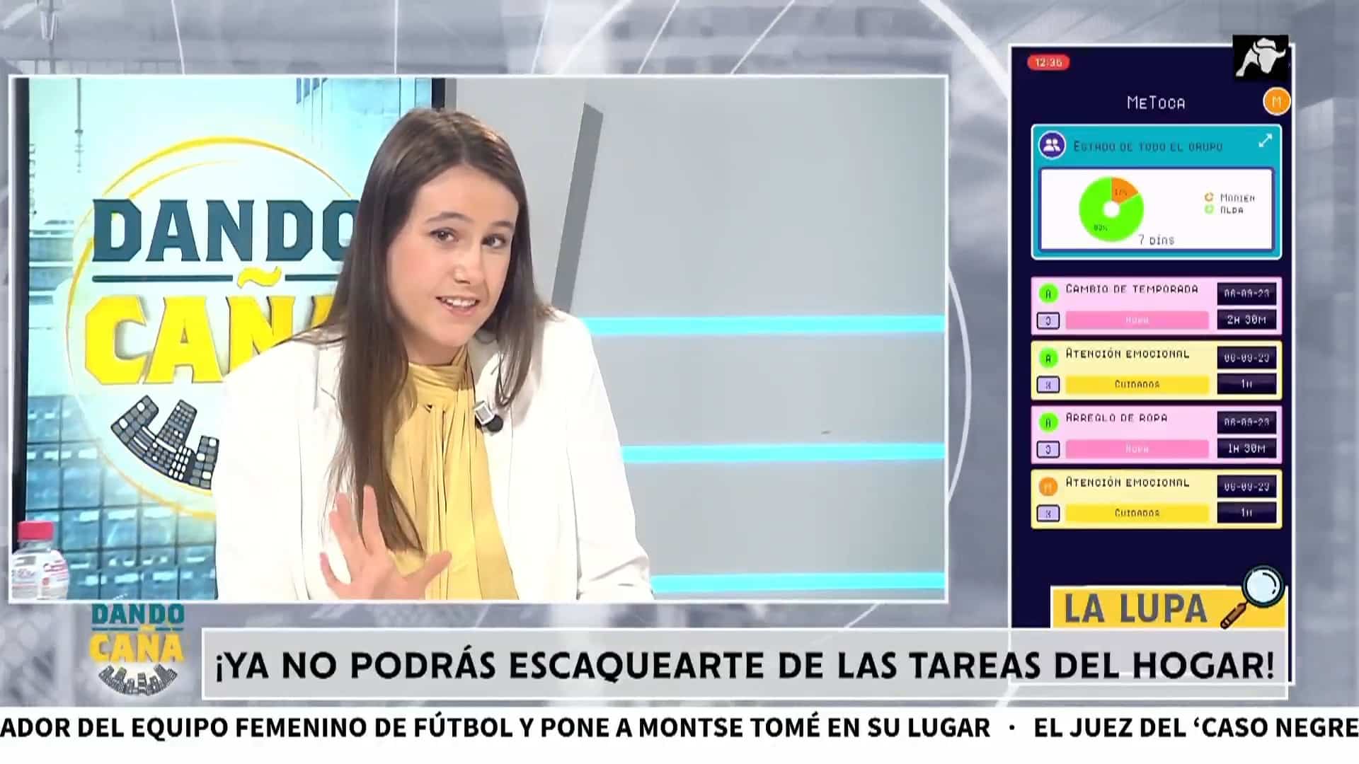 La aplicación de Montero para controlar el tiempo que dedican ellos/ellas/elles a tareas del hogar