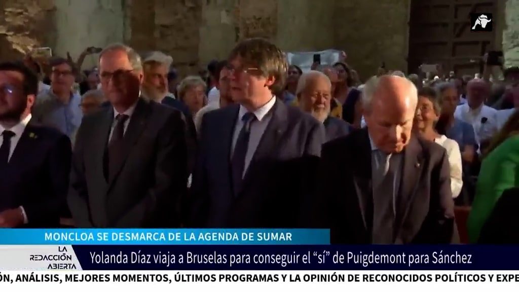 Yolanda Díaz legitima a Puigdemont aunque en el PSOE niegan que ella vaya en su representación