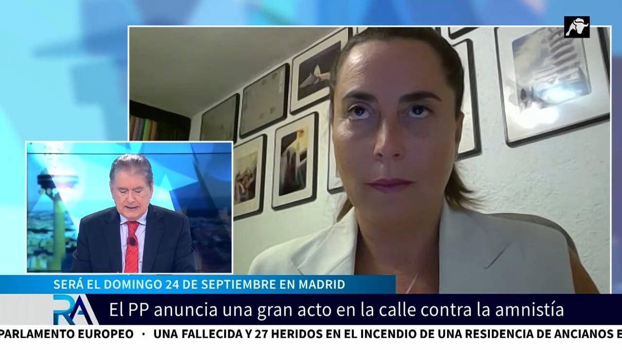 Ana Millán del PP de Madrid explica como será el gran acto contra la amnistía