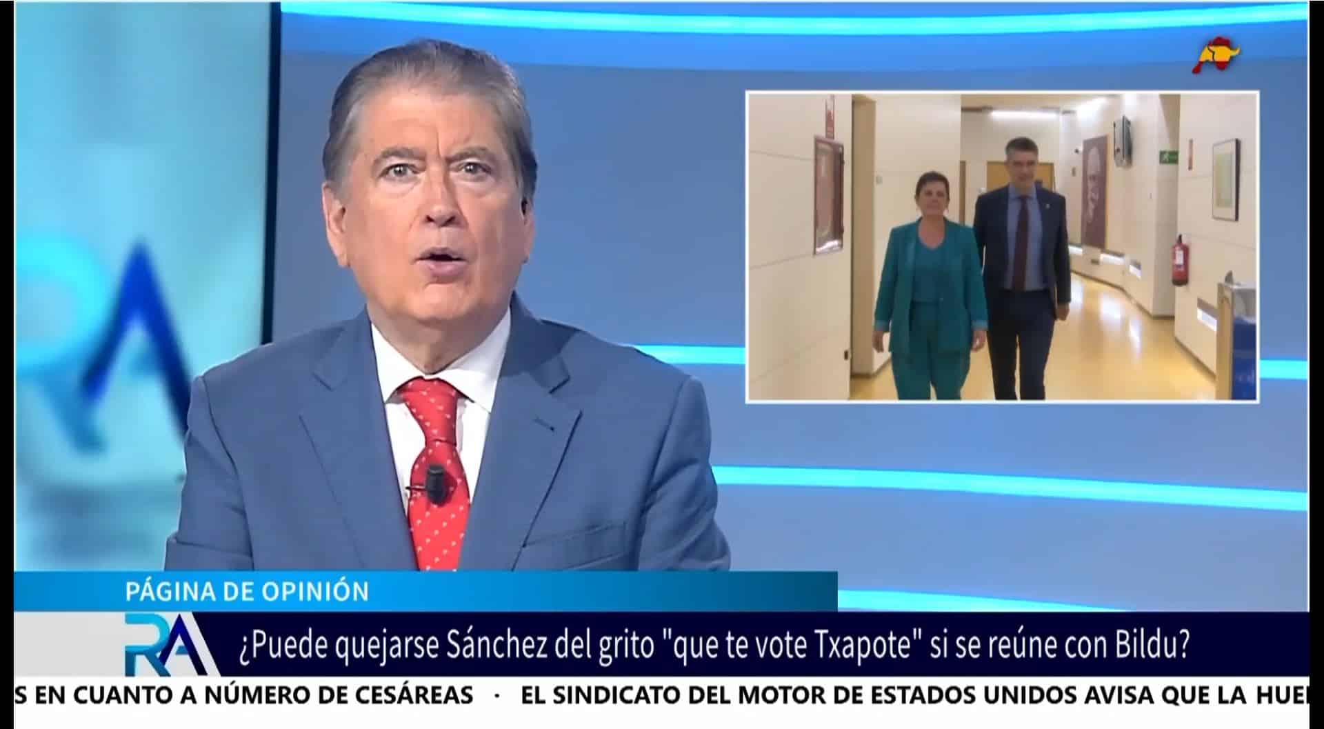 Horcajo sentencia a Sánchez tras la foto con Bildu :¡Y todavía se queja del ‘Que te vote Txapote’!