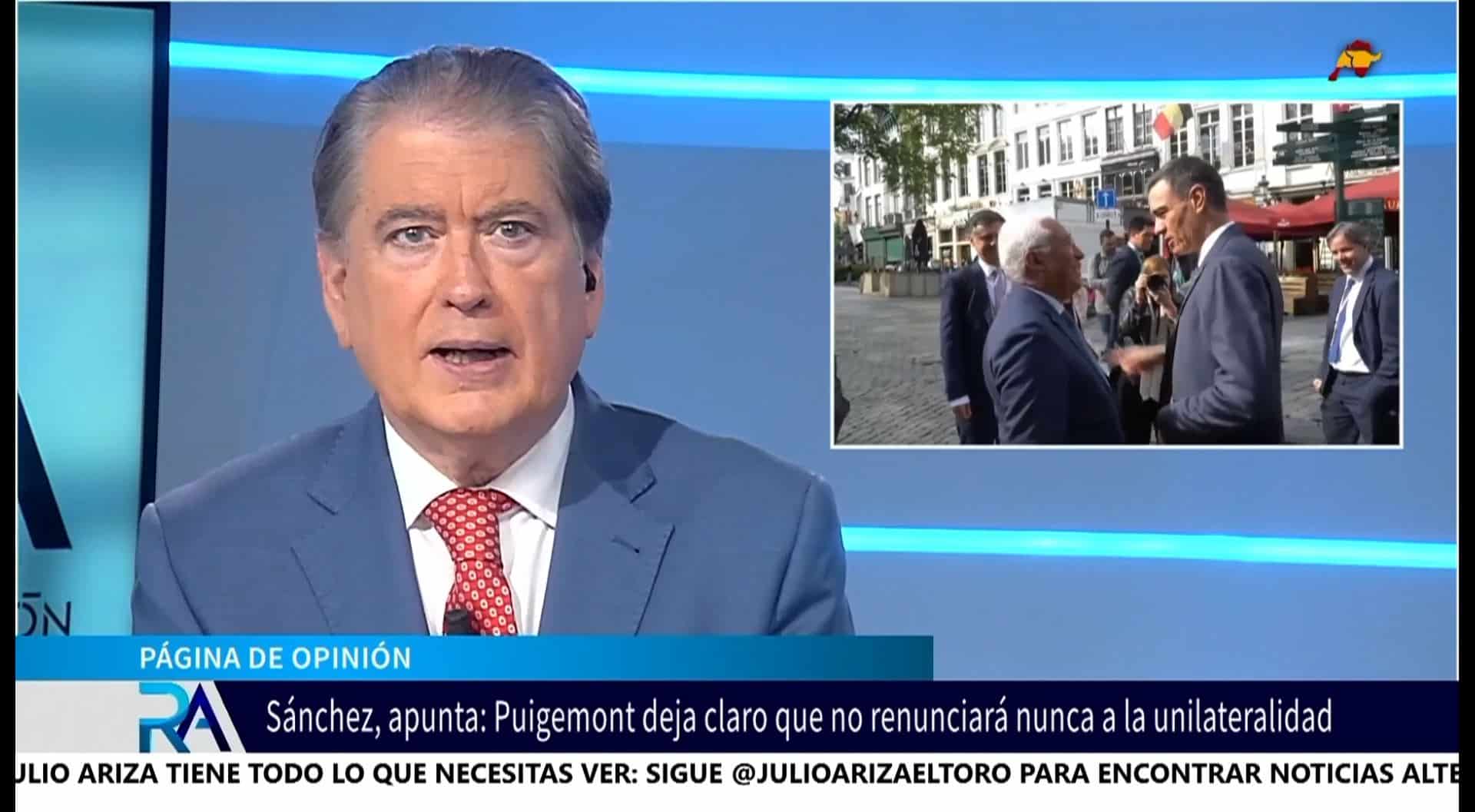 Horcajo cree que hay un mensaje tras la reivindicación de la DUI de Puigdemont: «¡Que no digan que no avisó»!