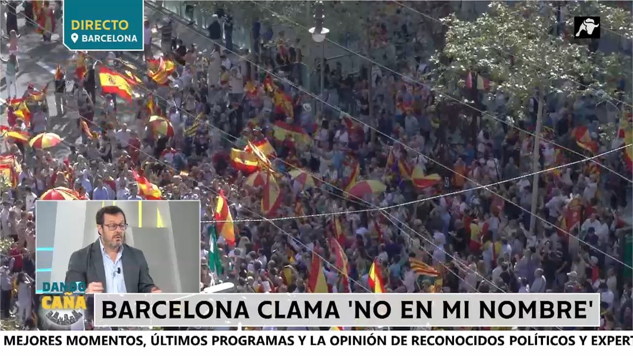 FÚSTER responde a las declaraciones de PERE ARAGONÉS sobre la manifestación contra la amnistía