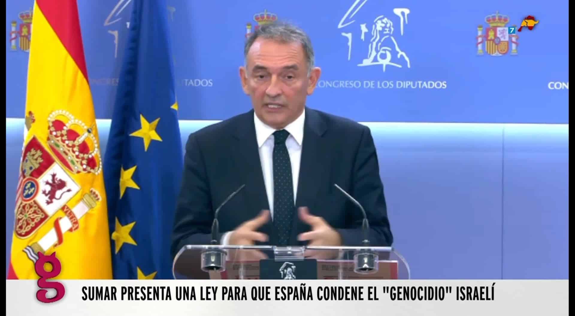Sumar quiere que España condene a Israel y Sánchez pide la creación del Estado palestino