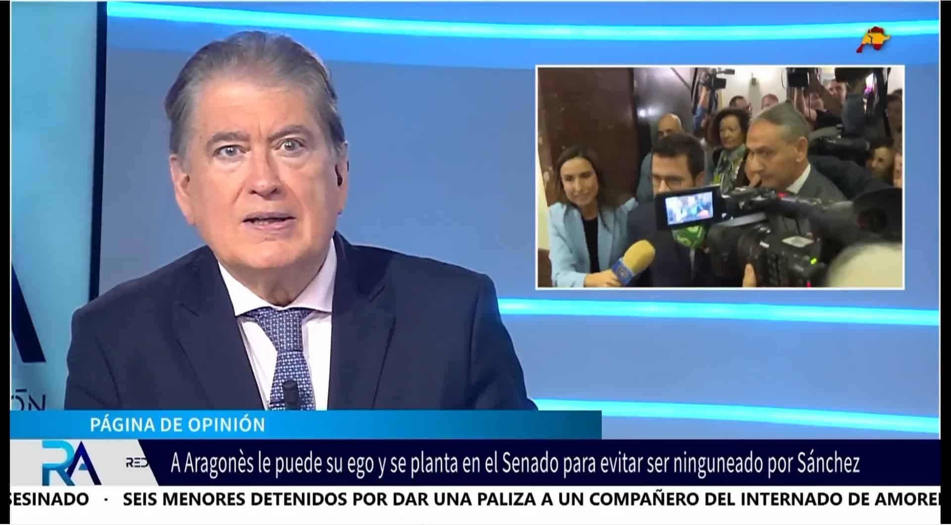 Horcajo acusa a Aragonès de «ególatra»: «La visita al Senado ha sido un mensaje a Junqueras»