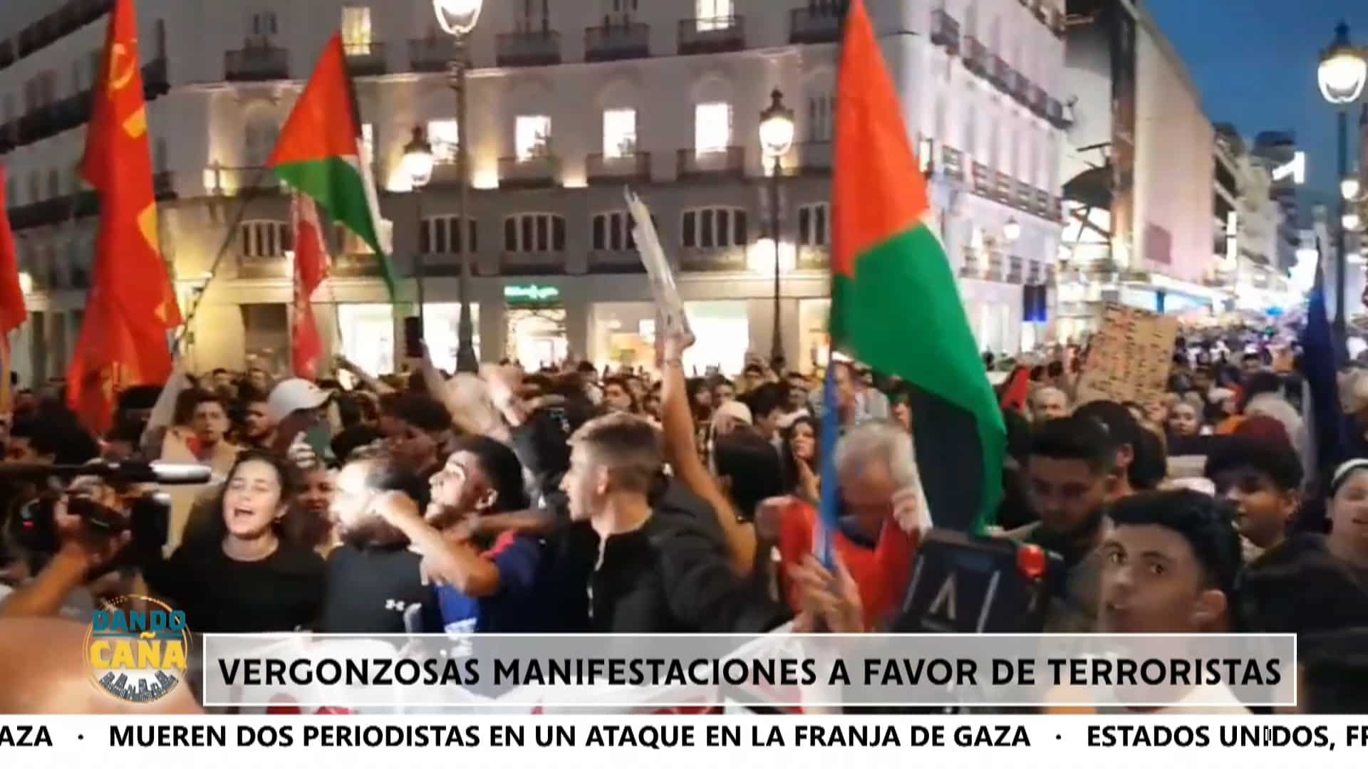 Vergonzosas manifestaciones en España capitaneadas por IU y Podemos a favor del terrorismo