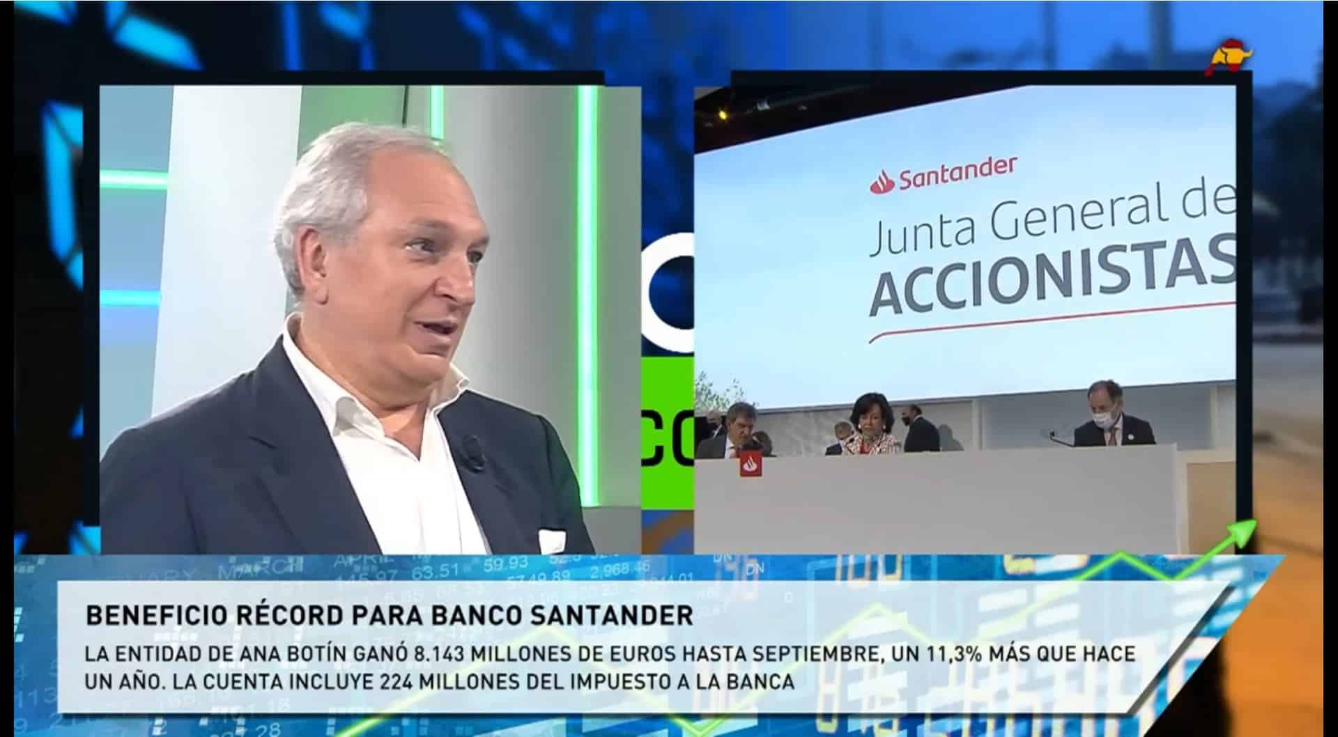 Banda advierte al Santander: «Los clientes van a reclamar sus depósitos»