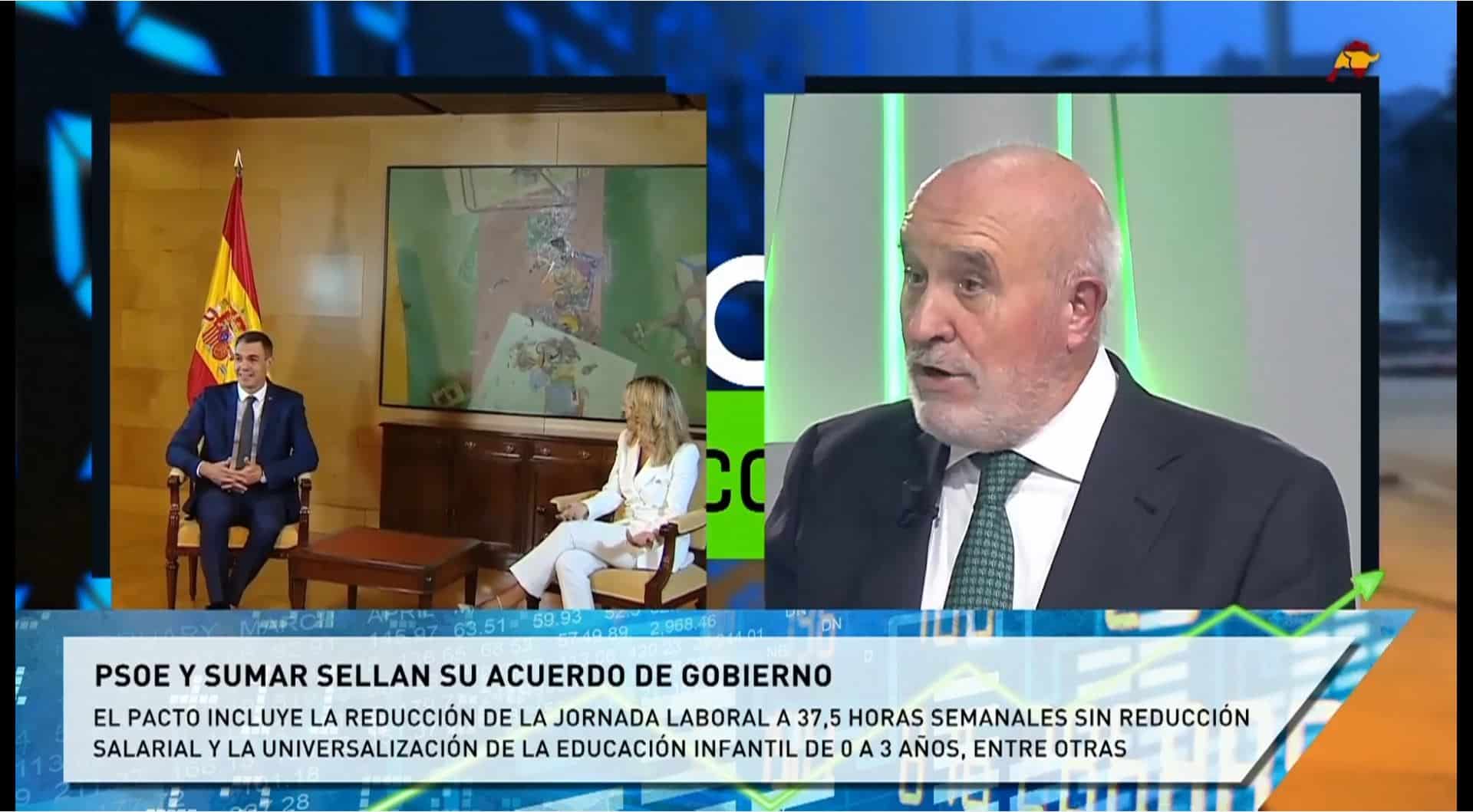 Julián Salcedo corrige a Yolanda Díaz: «La jornada media semanal ya estaba en las 37,58 horas»