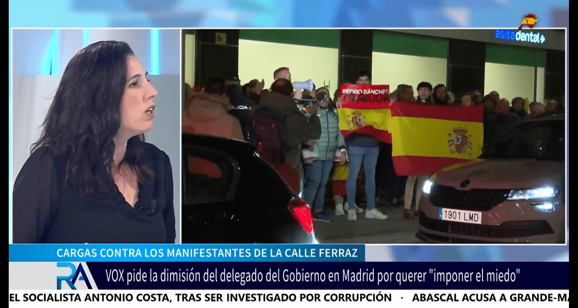  VOX carga contra Marlaska por las cargas en Ferraz: «En Melilla están prohibidos estos tipos de ataques con material antidisturbios».