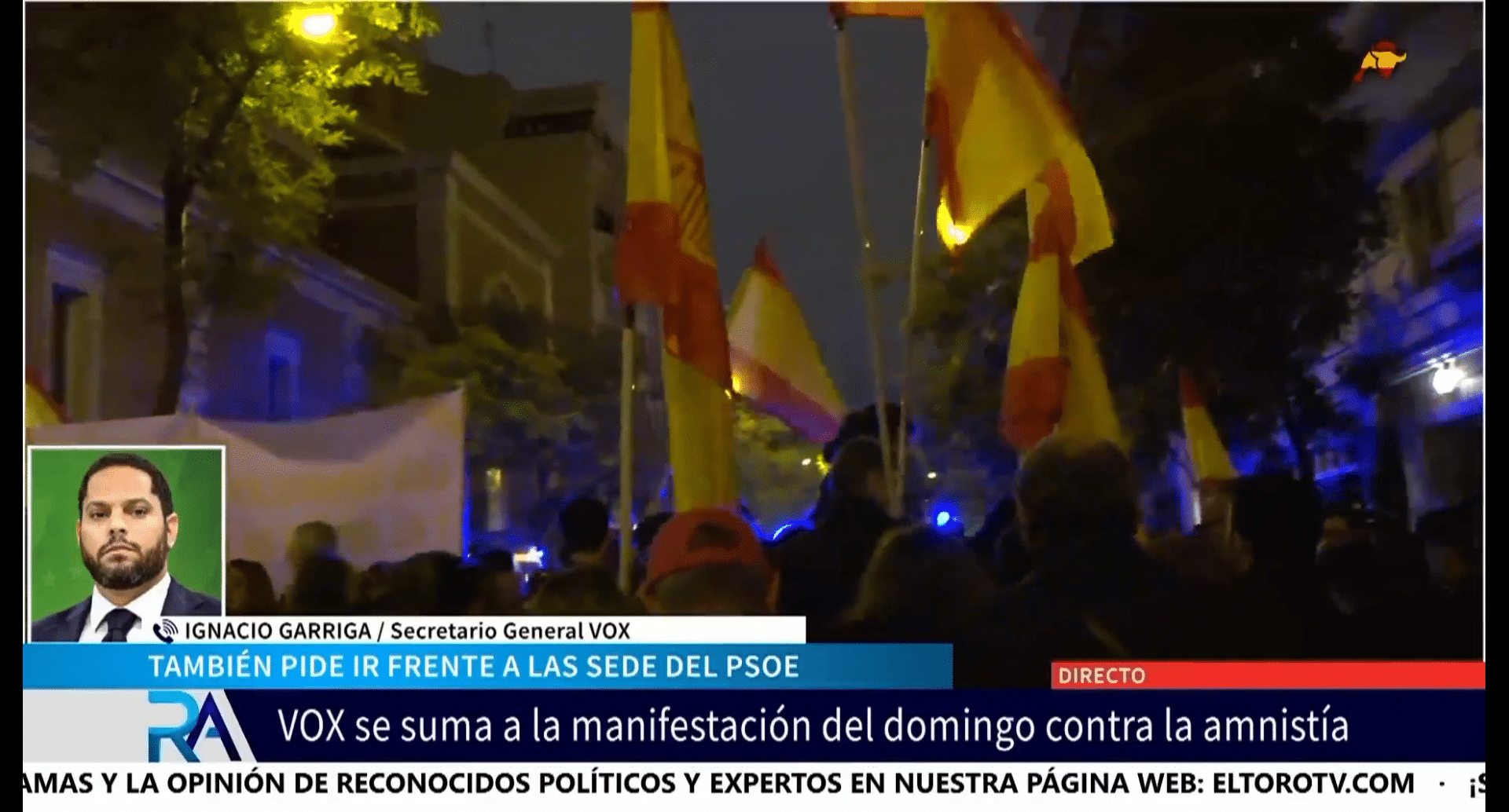 Ignacio Garriga denuncia que «estamos ante los momentos más graves de nuestra historia reciente con un PSOE sin moral»
