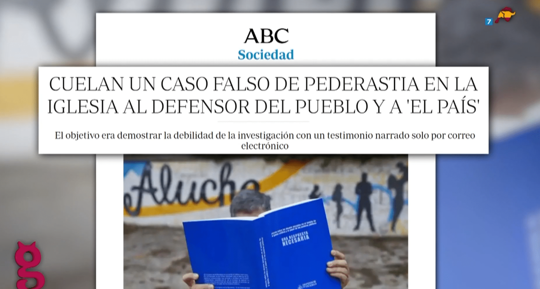Cuelan un caso FALSO de pederastia en la Iglesia a El País