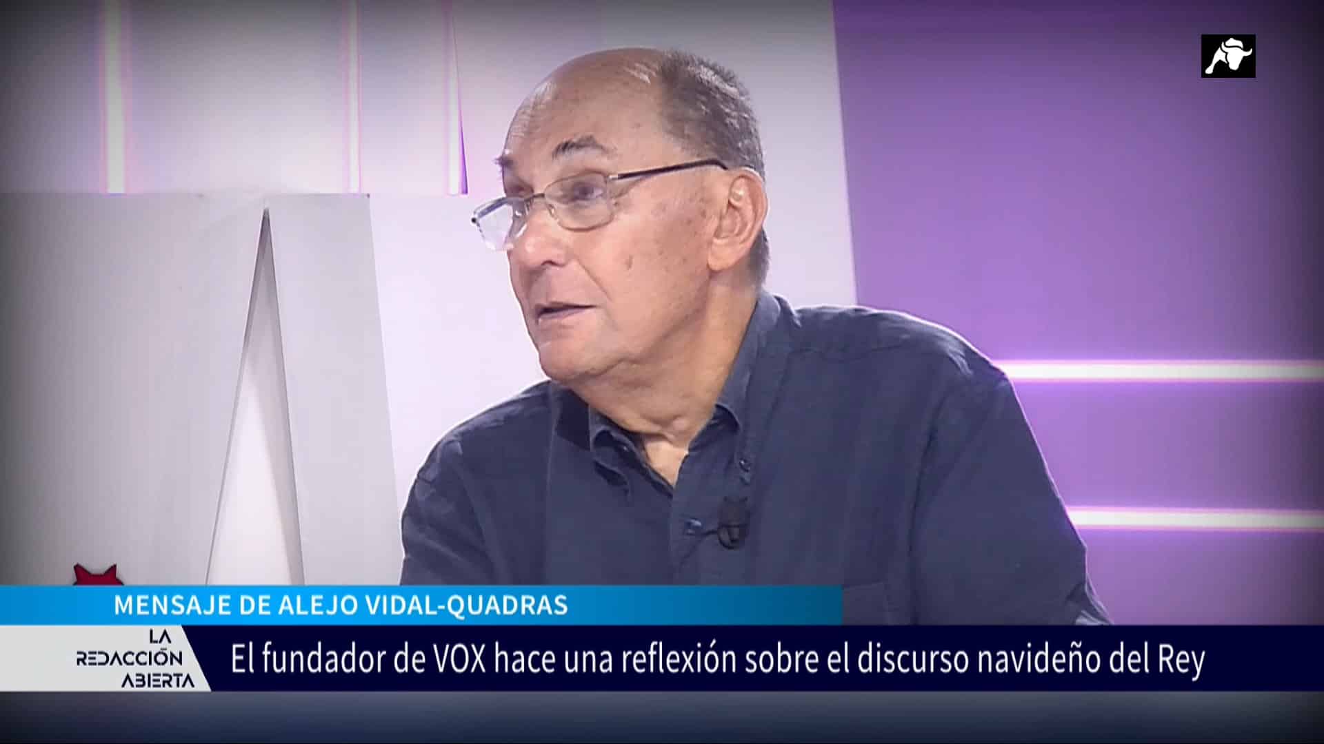 El mensaje de Alejo Vidal-Quadras para los seguidores de El Gato al Agua: «O combatimos a Sánchez, o el mensaje del Rey se disipará»