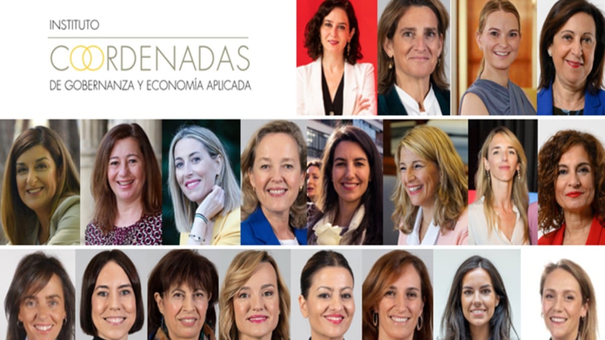 Las 20 mujeres que marcarán la política española en 2024, según el Instituto Coordenadas