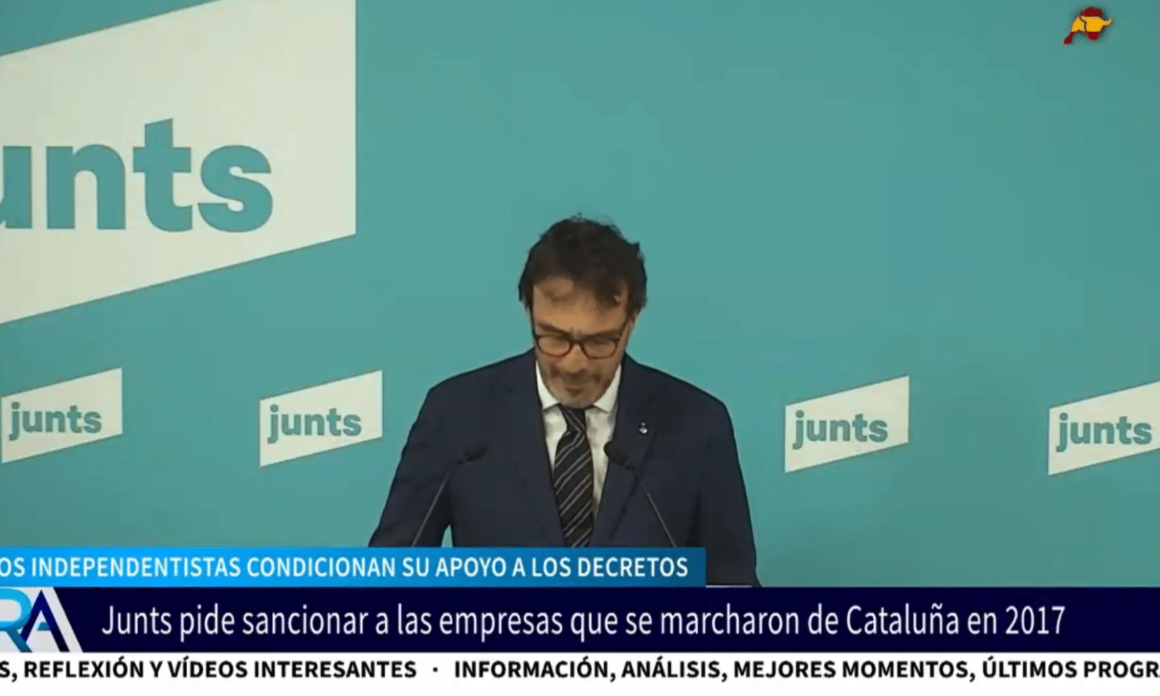  ‘Disparate’ y ‘propio del comunismo’, así califican la ocurrencia de Junts de sancionar a empresas que abandonen Cataluña.