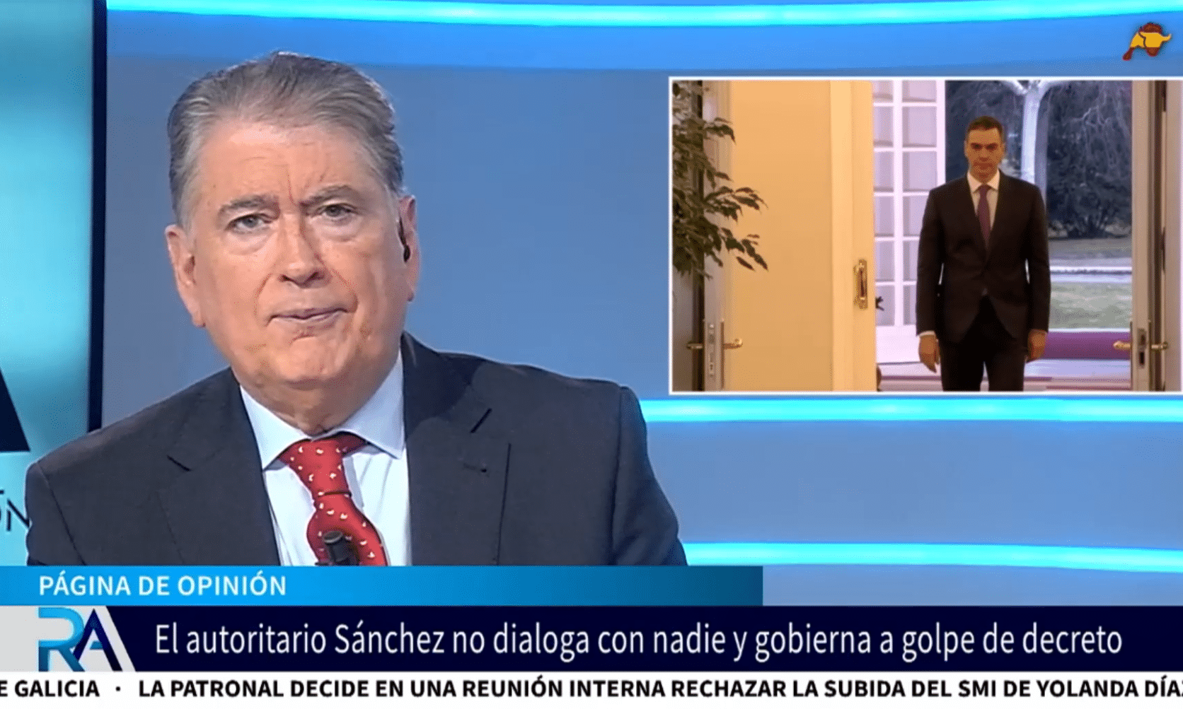 Horcajo estalla contra el autoritarismo ‘sanchista’: «No negocia y gobierna a golpe de decreto» 