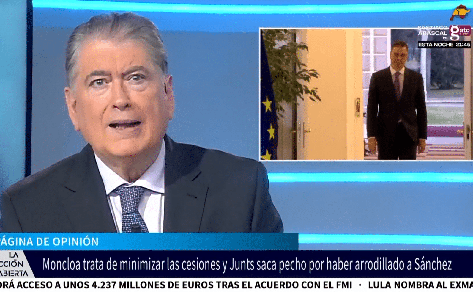 Horcajo, ante la nueva bajada de pantalones de Sánchez con Junts: «Es el pagafantas de España» 