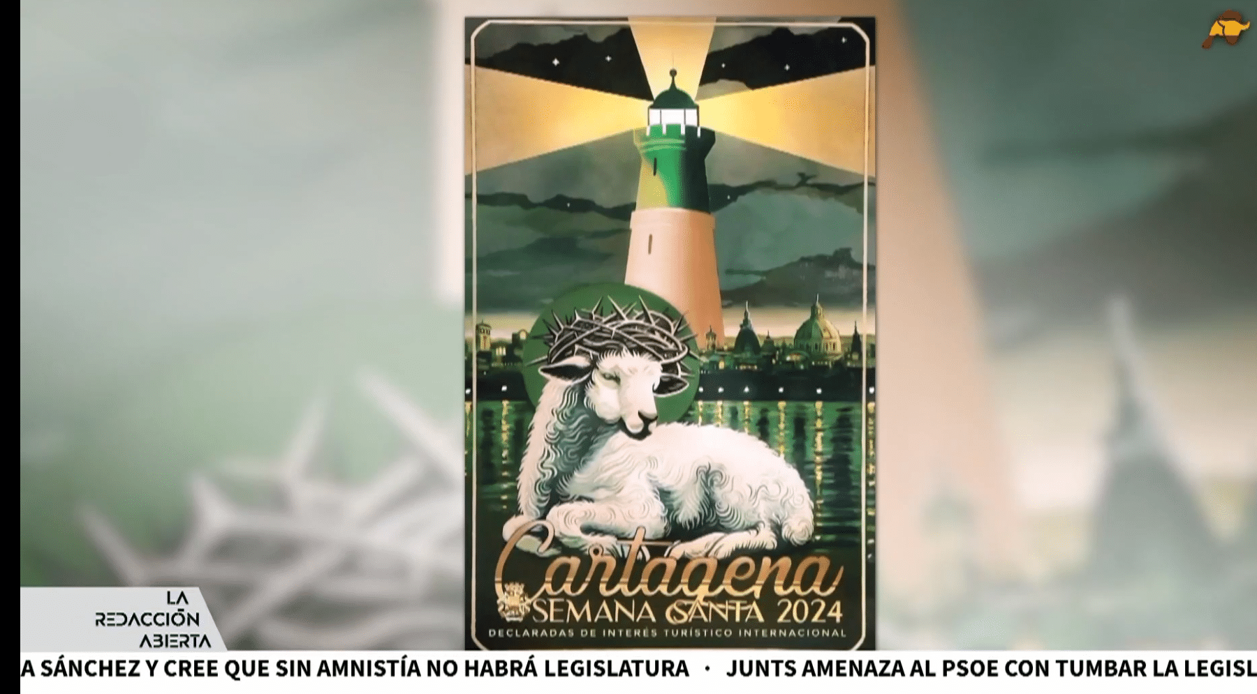 Polémica por el cartel de Semana Santa de Cartagena por su falta de símbolos religiosos