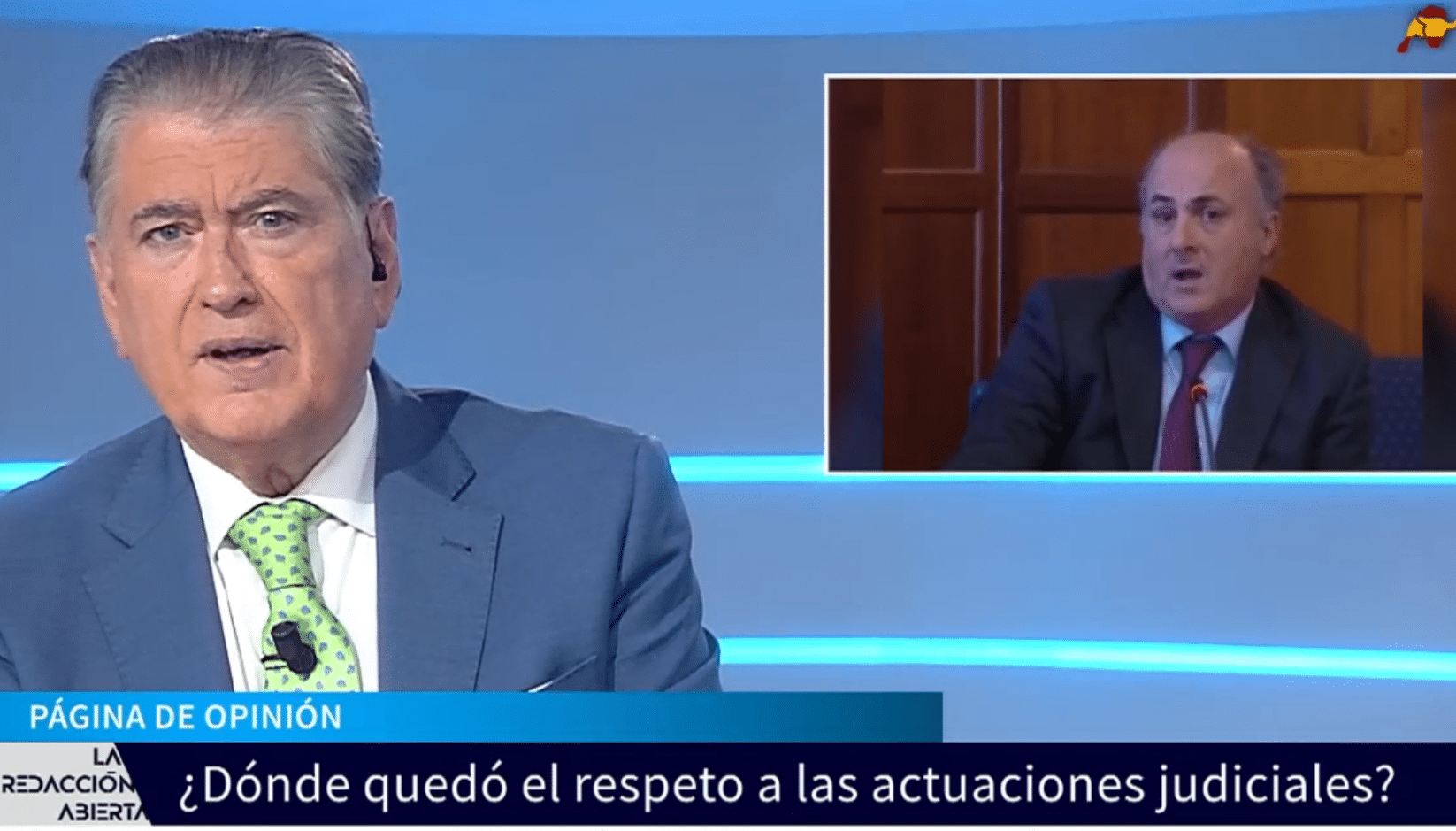 Horcajo, sobre el señalamiento de Moncloa a García-Castellón: «Como no lo pueden purgar, jarabe democrático»