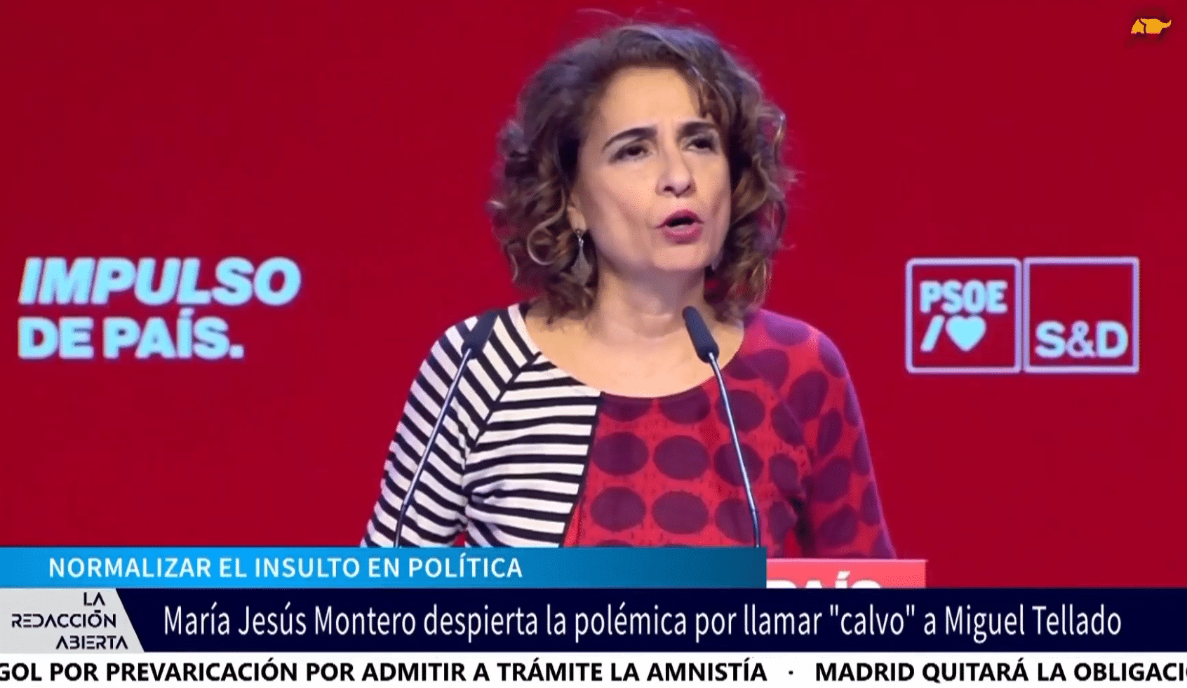 Del “chiqui” al “calvo” de Tellado, la normalización de la descalificación por parte de María Jesús Montero