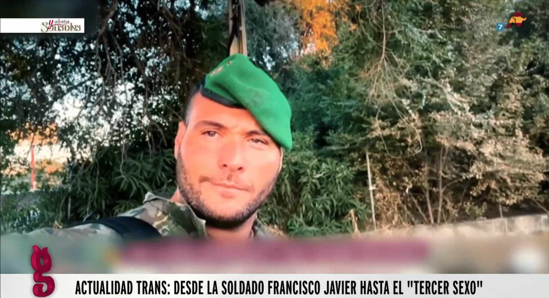 La soldado Francisco Javier deja en pañales la ley trans