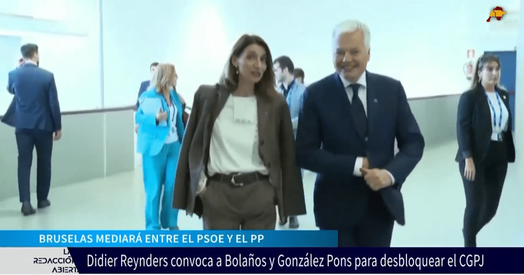 El comisario Didier Reynders acepta mediar entre PP y PSOE para renovar el CGPJ