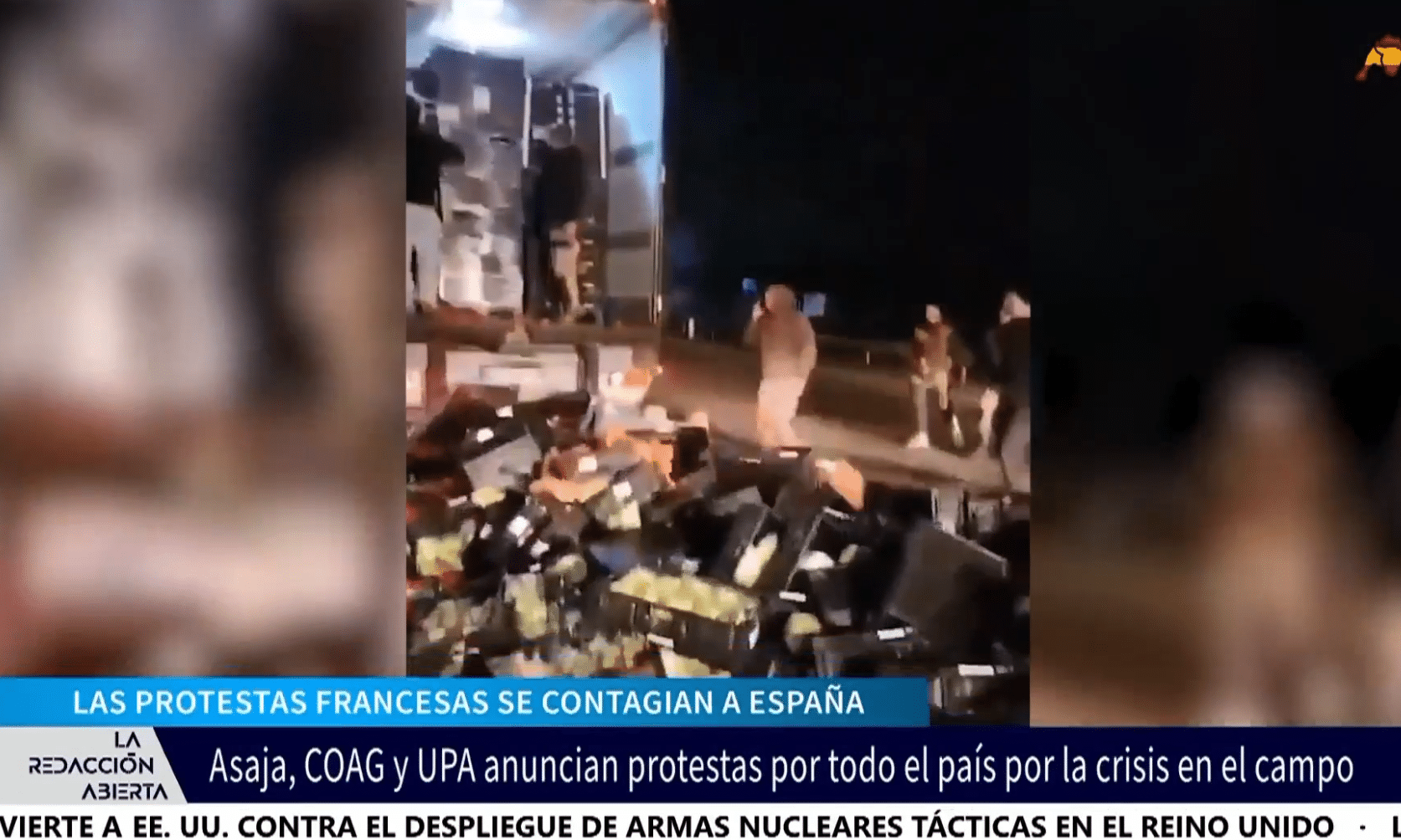 Los transportistas españoles denuncian que la policía francesa no les protege de los actos vandálicos